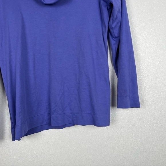 L.L‎ Bean Long Sleeve Cowl Neck Tee Sz S - Picture 4 of 6